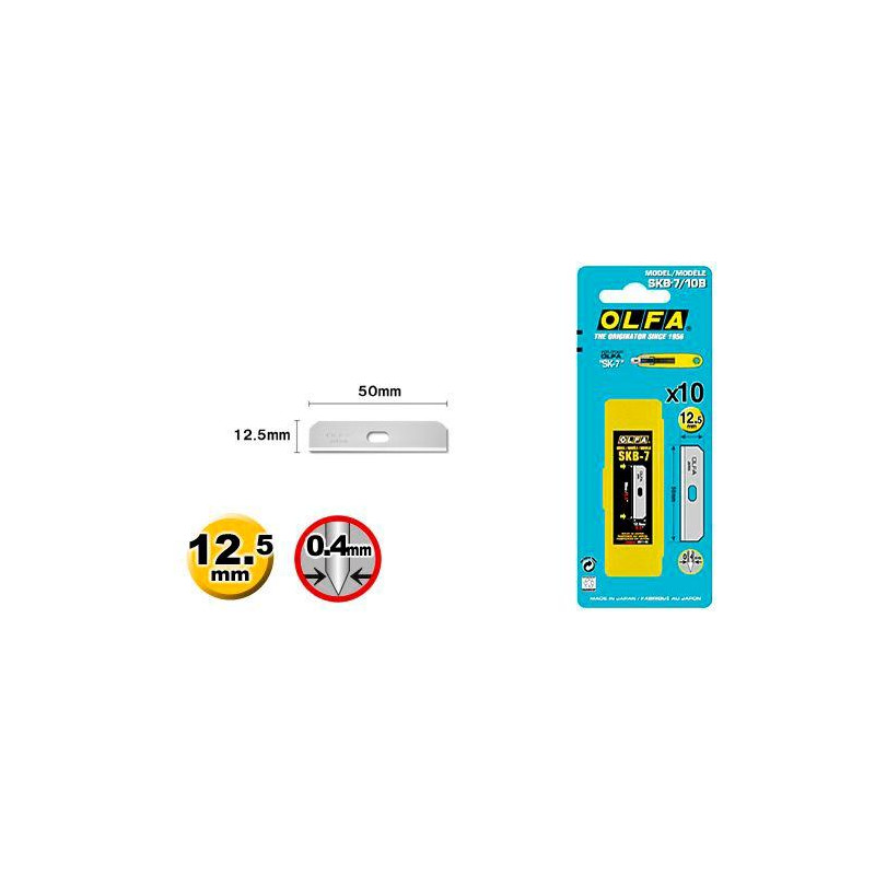 (SKB-7/10B) OLFA REPUESTO CUTTER CORTADORES DE 12