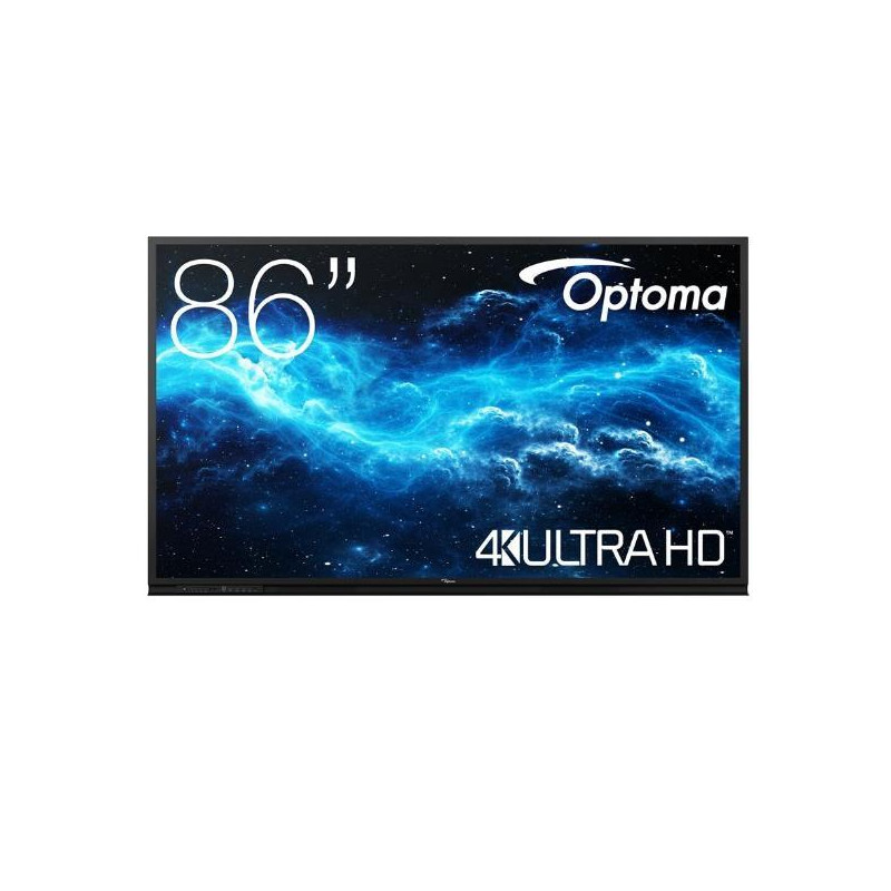 (H1F0H05BW101) OPTOMA PANTALLA PLANA INTERACTIVA CREATIVE TOUCH SERIE 3 86" 4K UHD