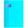 (400028276) OXFORD CUADERNO CLASSIC EUROPEANBOOK 1 WRITE&ERASE 80H A4+ 5X5MM MICROPERFORADO T/EXTRADURA TURQUESA