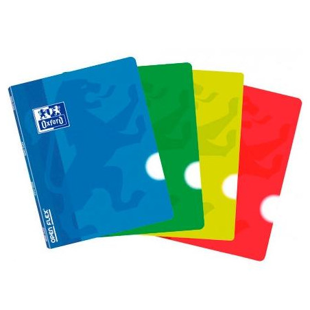 (400062603) OXFORD LIBRETA GRAPADA CLASSIC OPENFLEX 48H A5 LISO TAPA DE PLÁSTICO C/SURTIDOS