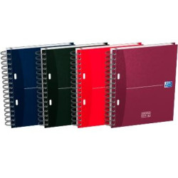 (100100314) OXFORD CUADERNO OFFICE ESSENTIALS EUROPEANBOOK 4 MICROPERFORADO 100H A5+ 5X5 C/SEPARADORES T/EXTRADURAS C/SURTIDOS
