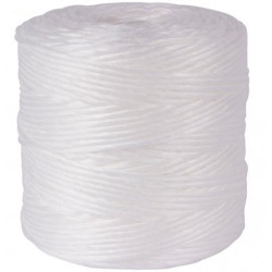 (13126) APLI BOBINA DE CUERDA POLIPROPILENO 400 G CON 1 CABO - 240 M BLANCO