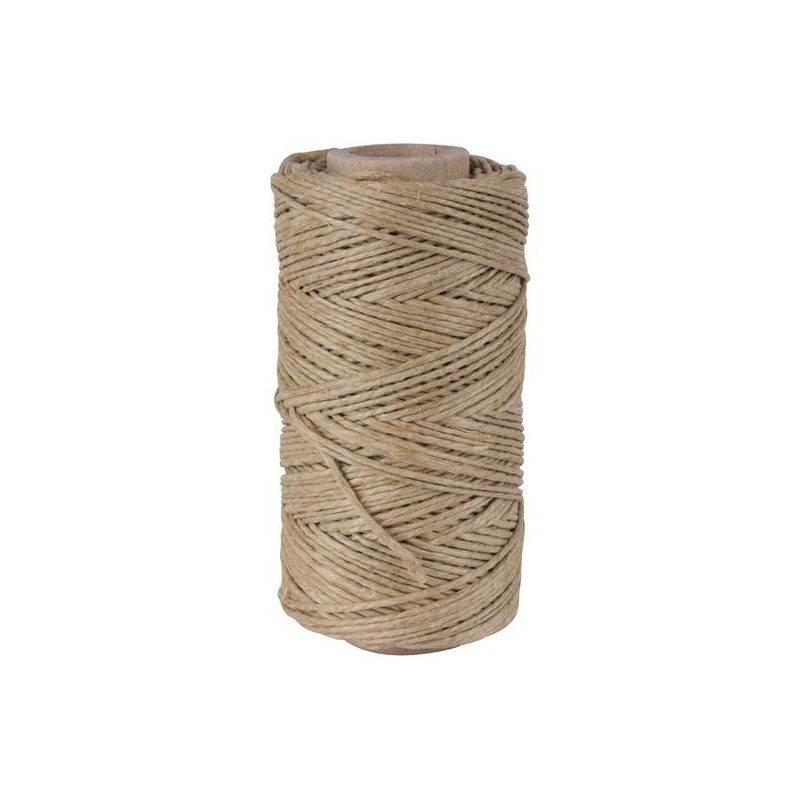 (13125) APLI BOBINA DE CUERDA DE CÁÑAMO 80M 100GR MARRÓN