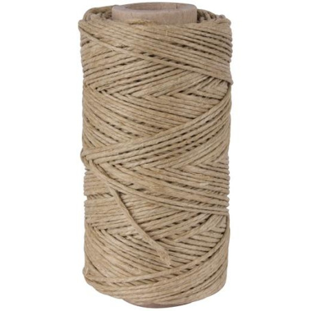 (13125) APLI BOBINA DE CUERDA DE CÁÑAMO 80M 100GR MARRÓN