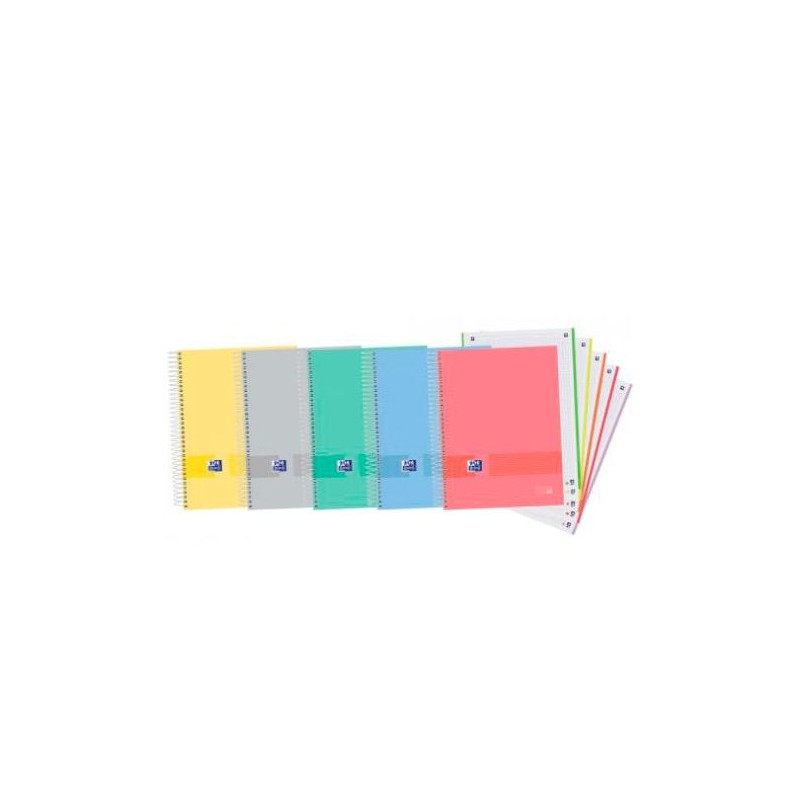 (400149497) OXFORD CUADERNO &YOU EUROPEANBOOK 5 WHITE&ERASE 120H A4+ 5X5 MICROPERFORADO T/EXTRADURA C/SURTIDOS