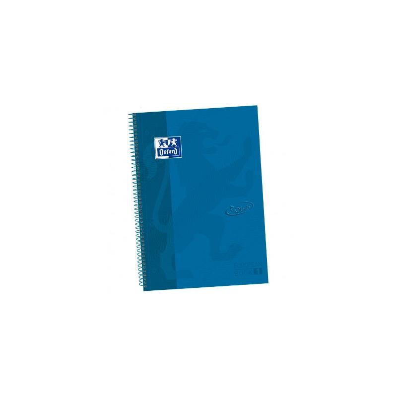 (400107011) OXFORD CUADERNO TOUCH EUROPEANBOOK 1 WRITE&ERASE 80H A4+ 5X5MM MICROPERFORADO TAPA EXTRADURA AZUL DENIM
