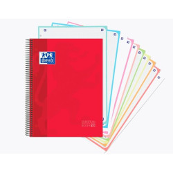 (400118931) OXFORD CUADERNO EUROPEANBOOK 10 CLASSIC MICROPERFORADO 150 HOJAS 5X5 TAPAS EXTRADURAS CLASSIC A4+ C/ SURTIDOS