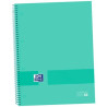(400149495) OXFORD CUADERNO &YOU EUROPEANBOOK 1 WRITE&ERASE 80H A4+ 5X5MM MICROPERFORADO T/EXTRADURA PACK 5 UD SOFT MINT GREEN