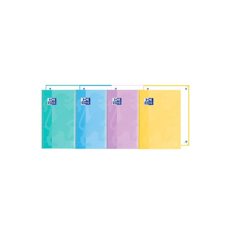 (400184541) OXFORD CUADERNO EUROPEANBOOK 1 SCHOOL TOUCH 80H A4+ DOTS WRITE&ERASE T/EXTRADURA C/SURTIDOS PASTEL