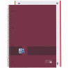 (400159030) OXFORD CUADERNO &YOU EUROPEANBOOK 1 WRITE&ERASE 80H A4+ 5X5MM MICROPERFORADO TAPA EXTRADURA BURDEOS