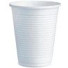(33001) VASO DE PLÁSTICO PP 220CC BLANCO CAJA 100 UD