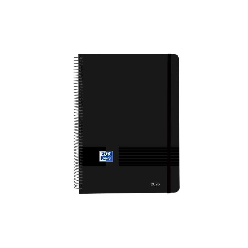 (400201731) OXFORD AGENDA ANUAL LIVE&GO ESPIRAL A5 128H SV NEGRO 2026
