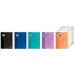 (400196862) OXFORD CUADERNO EUROPEANBOOK 5 CLASSIC 120H A4+ 5X5 WRITE&ERASE T/PLÁSTICO C/SURTIDOS VIVOS