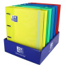 (400136667) OXFORD CARPETA ANILLAS 4X35 EUROPEANBINDER TOUCH A4+ C/RECAMBIO 100 HOJAS 90GR 5X5 SURTIDOS