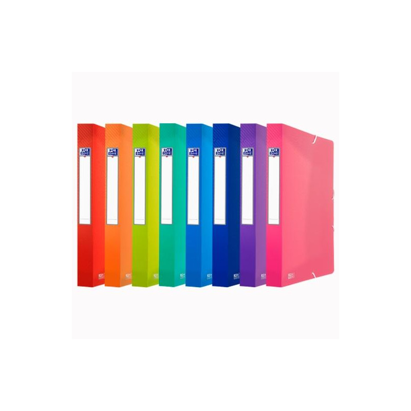(400146995) OXFORD CARPETA DE PROYECTOS URBAN PP TRANSLÚCIDO LOMO 40MM CON GOMAS A4+ COLORES SURTIDOS