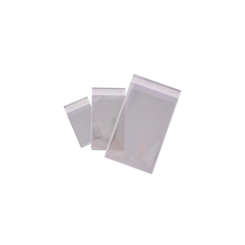 (16220) APLI BOLSAS CIERRE ADHESIVO POLIPROPILENO TRANSPARENTE 80X120MM PACK 100 UD
