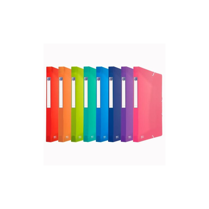 (400146969) OXFORD CARPETA DE PROYECTOS URBAN PP TRANSLÚCIDO LOMO 25MM CON GOMAS A4+ COLORES SURTIDOS