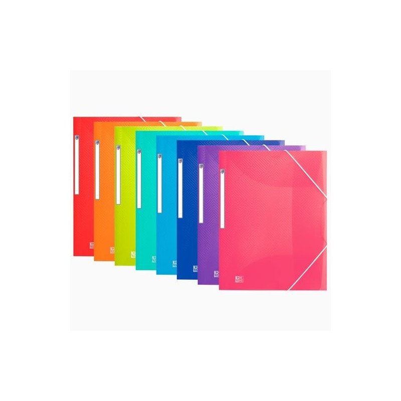 (400161815) OXFORD CARPETA DE GOMAS URBAN PP TRASLÚCIDO A3+ C/ SOLAPAS COLORES SURTIDOS