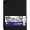 (400152623) OXFORD CUADERNO COSIDO ESBOZO ARTBOOK 96H A4 LISO 100GR PAPEL COLOR CREMA TAPA EXTRADURA NEGRO