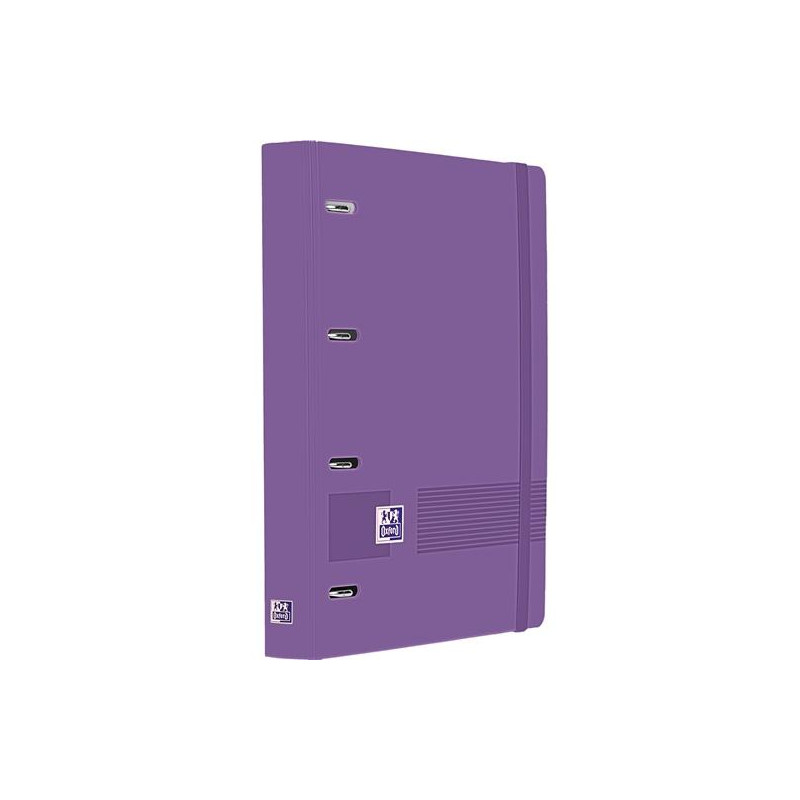 (400195368) OXFORD EUROPEANBINDER LIVE&GO CARPETA ANILLAS 4X35 A4+ C/RECAMBIO 5X5 WRITE&ERASE POLYFOAM LILA