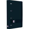 (400198250) OXFORD EUROPEANBINDER LIVE&GO CARPETA ANILLAS 4X35 A4+ C/RECAMBIO 1 LÍNEA WRITE&ERASE POLYFOAM NEGRO