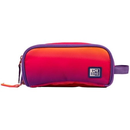 (400195304) OXFORD ESTUCHE KANGOO GRADIENT 3 CREMALLERAS SUNSET