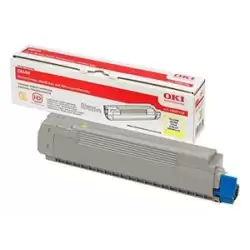 (43487709) OKI TONER AMARILLO C-8600/8800