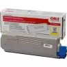 (43865721) OKI TONER AMARILLO C-5850/5950/MC560  (6.000 COPIAS)