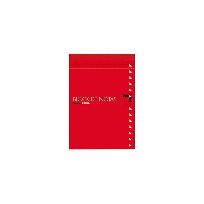 (18900) PACSA BLOC NOTAS 80H TREPADAS FOLIO 4X4 CON TAPA -10U-