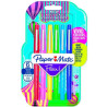 (2108469) PAPER MATE FLAIR ORIGINAL ROTULADOR PUNTA DE FIBRA TAPÓN HERMÉTICO CARNIVAL BLISTER 6 COLORES