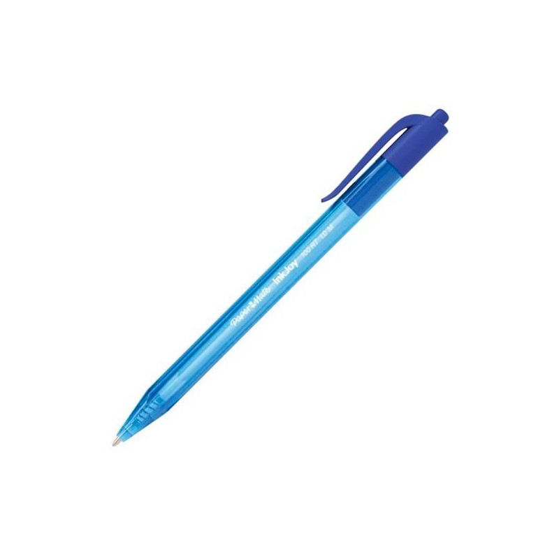 (S0957040) PAPER MATE INKJOY 100 BOLÍGRAFO RETRÁCTIL TRIANGULAR AZUL -20U-